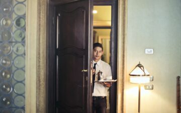 Can hotel staff enter the room without permission?